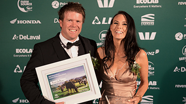 2018 Share Farmer of the Year Pasture Performance Winners, Dan and Gina Duncan, Northland 