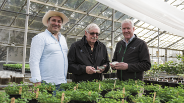Dr Hossein Alizadeh, Prof. John Hampton and Mike Manning