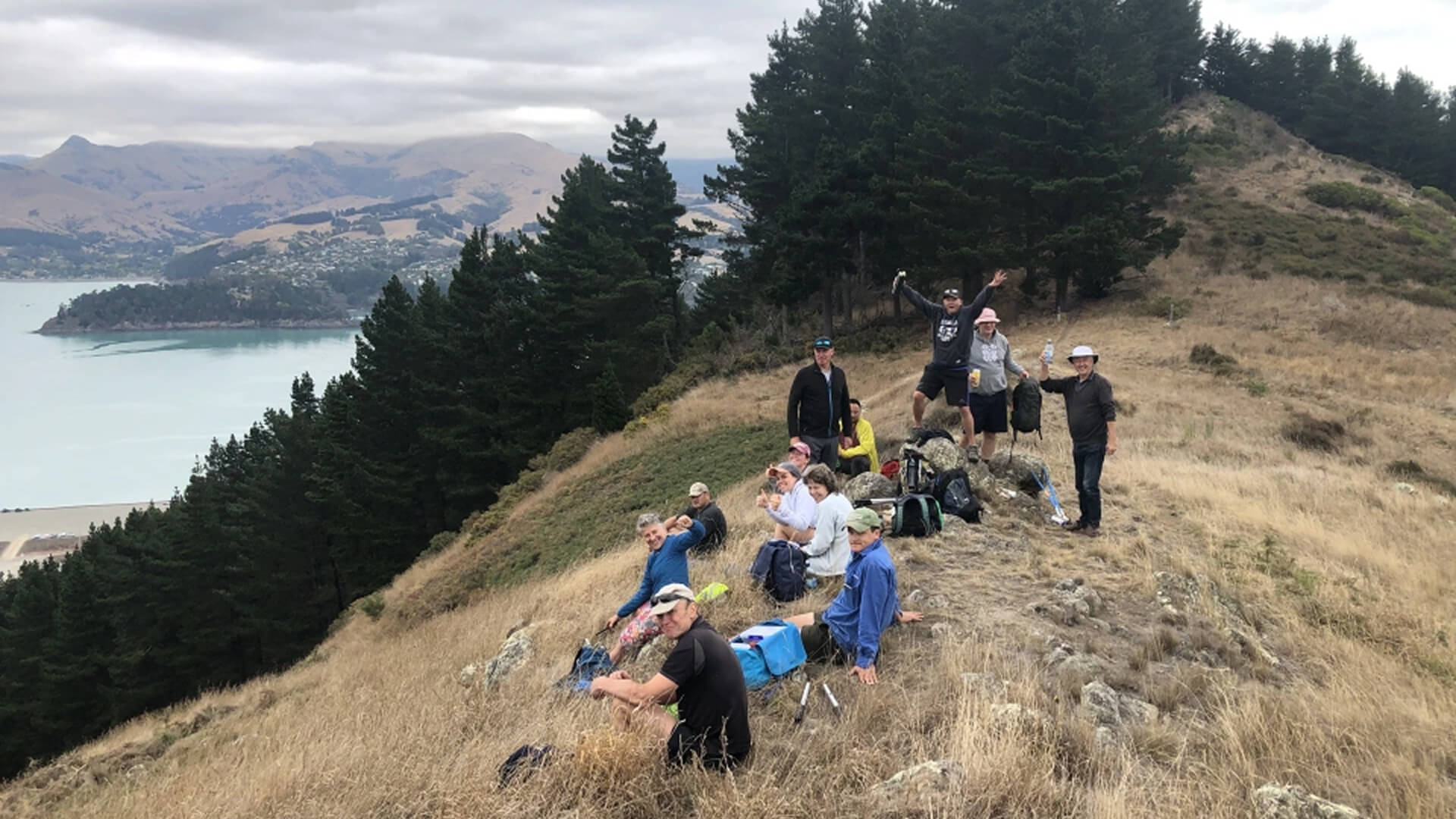 Lend a hand day on the Lyttelton Port Saddle