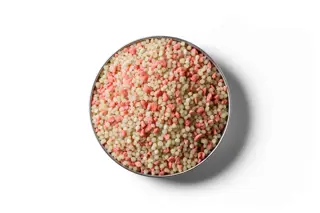 Cropmaster Brassica + Boron fertiliser granules in a round dish